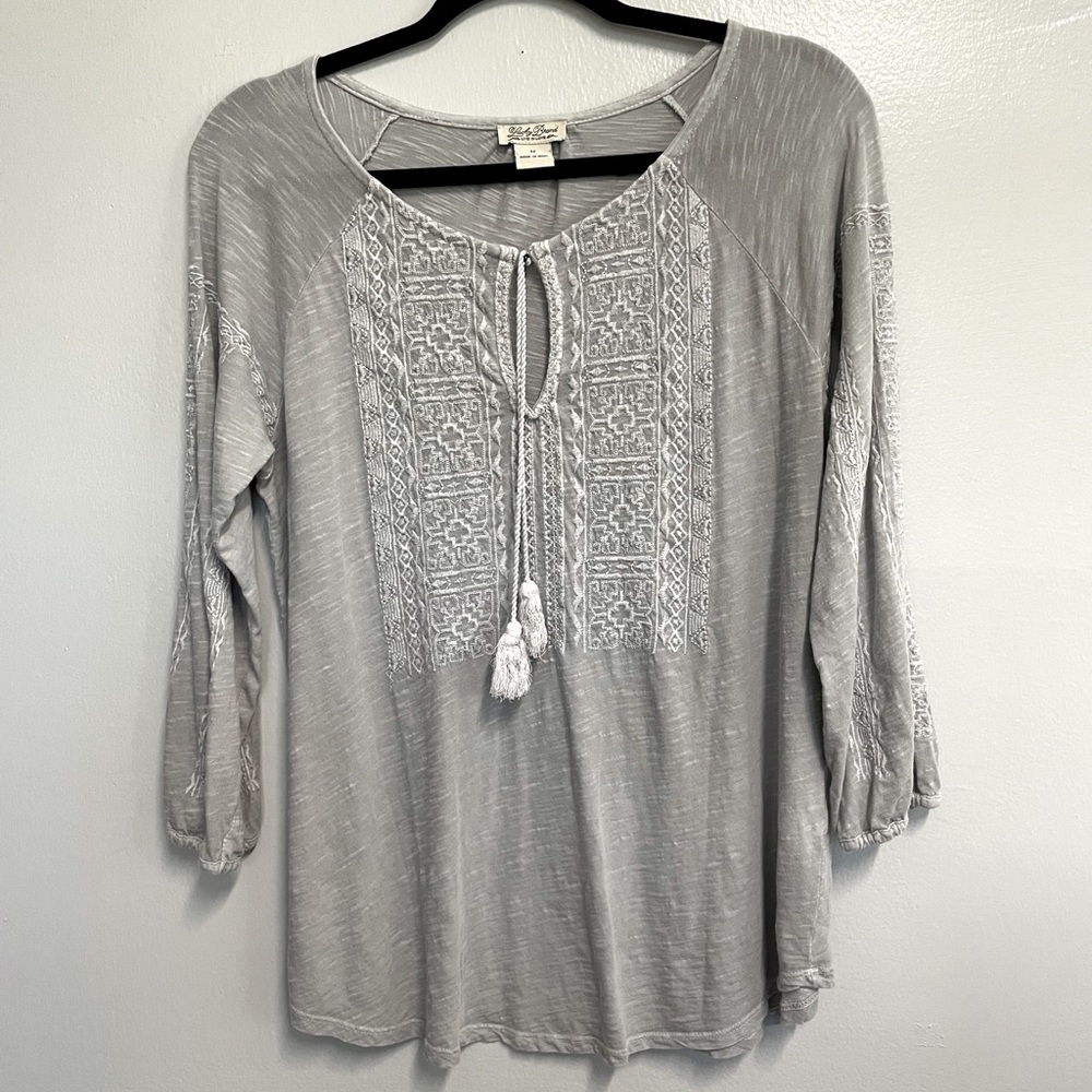 Women’s Gray Lucky Brand blouse